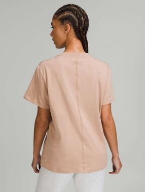 Lululemon All Yours Cotton T-Shirt Pink Clay 8